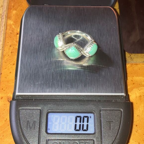 Royston Turquoise Sterling Silver Ring Size 7 - Picture 9 of 9